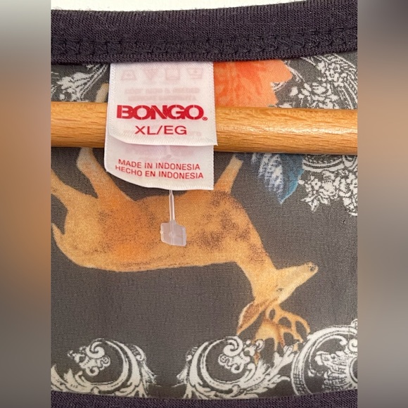 Bongo XL sheer woodland animals fox deer rabbit squirrel chipmunk twee quirky - Picture 8 of 11